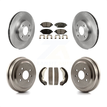 [Avant + Arrière] Kit de Disque et plaquette (céramique) de frein pour 2016-2021 Chevrolet Spark K8T-103933 par Transit Auto