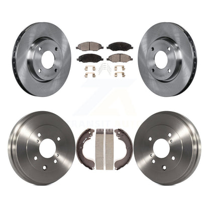 [Avant + Arrière] Kit de Disque et plaquette (céramique) de frein pour 2008 Nissan Versa 4-Wheel ABS K8T-103934