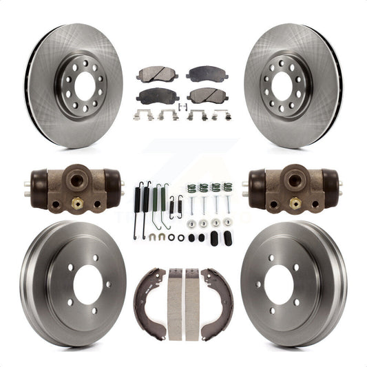[Avant + Arrière] Kit de Disque et plaquette (céramique) de frein pour 2017 Jeep Compass rear brakes avec 305mm Diameter Rotor K8T-103935 par Transit Auto
