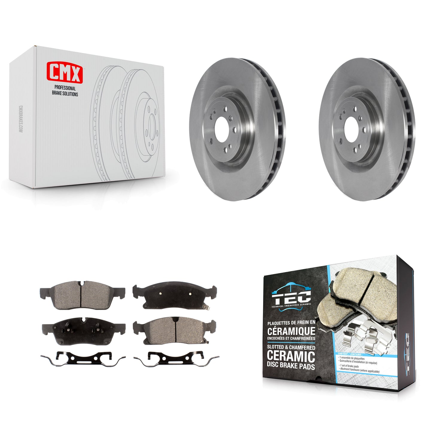 [Avant] Kit de Disque et plaquette (céramique) de frein pour Mercedes-Benz ML350 GLS450 GL450 GL350 ML400 ML250 K8T-103941