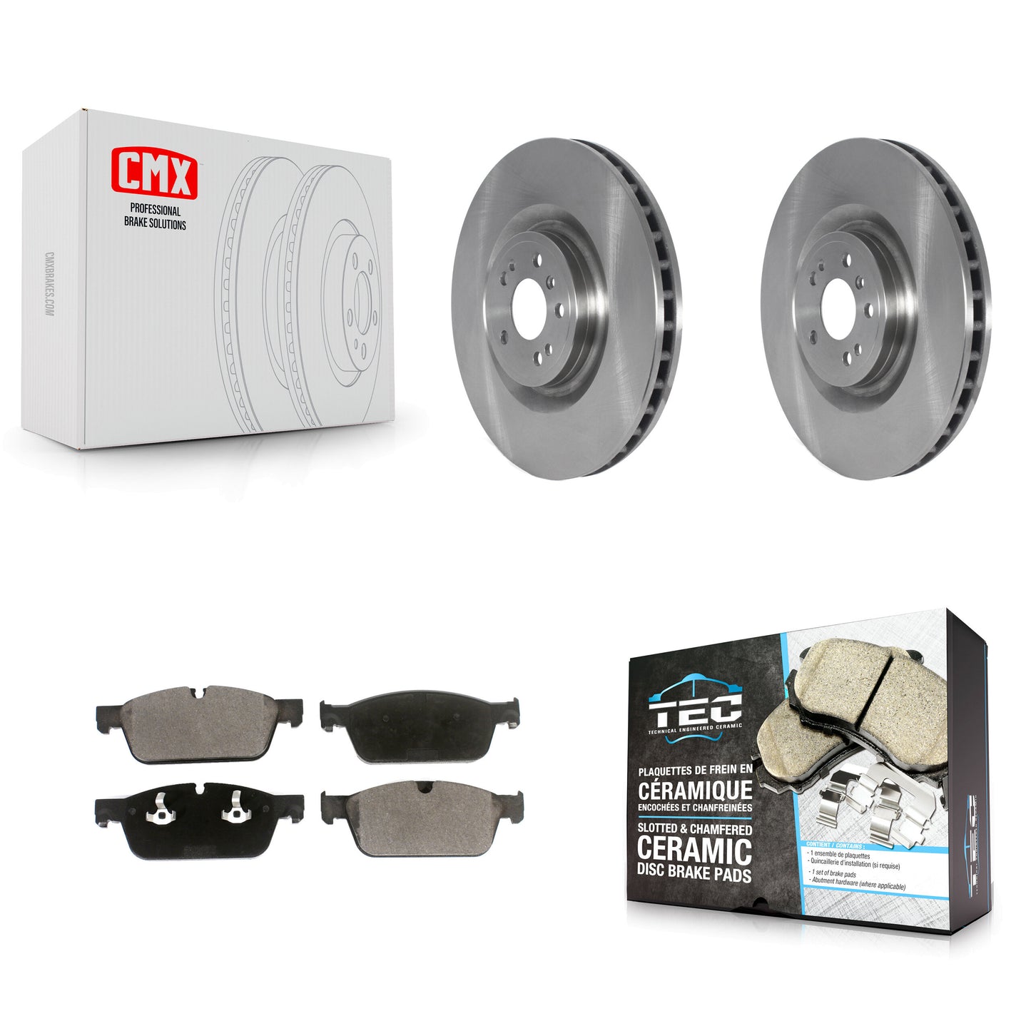 [Avant] Kit de Disque et plaquette (céramique) de frein pour Mercedes-Benz ML550 GLE550e K8T-103949
