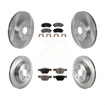 [Avant + Arrière] Kit de Disque et plaquette (céramique) de frein pour Subaru Forester K8T-103950 par Transit Auto