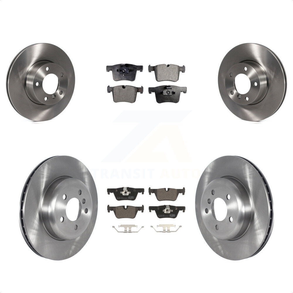 [Avant + Arrière] Kit de Disque et plaquette (céramique) de frein pour 2016 BMW 328i GT xDrive avec Blue Painted Calipers K8T-103958 par Transit Auto