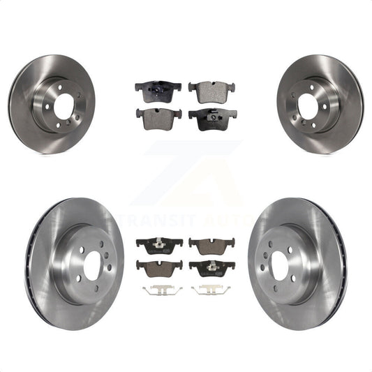 [Avant + Arrière] Kit de Disque et plaquette (céramique) de frein pour 2016 BMW 328i GT xDrive avec Blue Painted Calipers K8T-103958 par Transit Auto