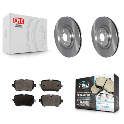 [Arrière] Kit de Disque et plaquette (céramique) de frein pour Audi Q7 Q8 avec 375mm Diameter Front Rotor K8T-103978