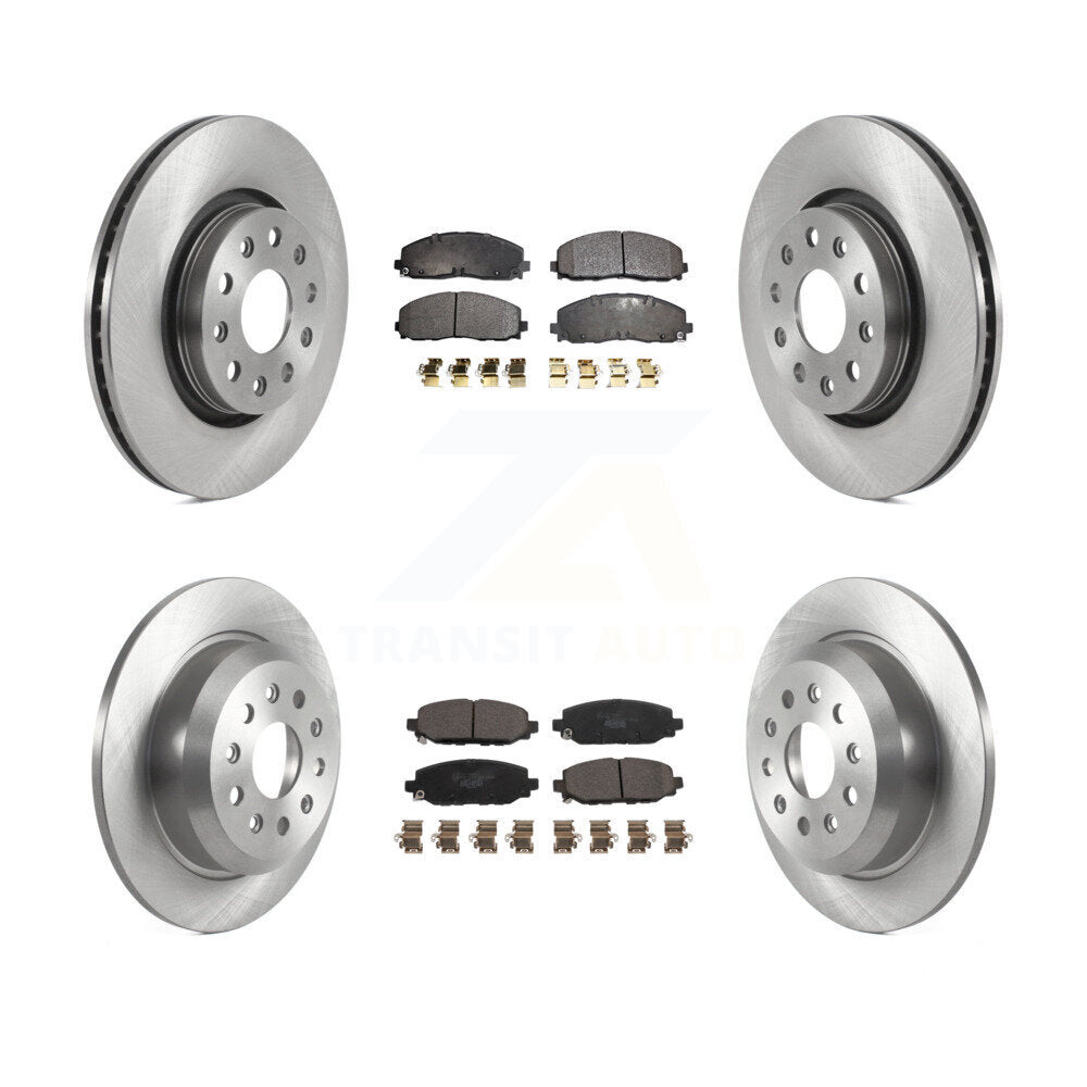 [Avant et Arrière] Disque et plaquette de frein pour 2018-2020 Jeep Wrangler Rubicon K8T-103989