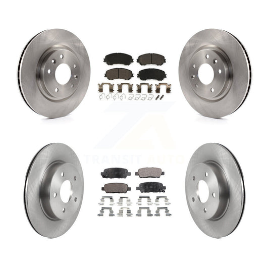 [Avant + Arrière] Kit de Disque et plaquette (céramique) de frein pour 2019 Nissan Rogue Sport Qashqai avec Manual Parking SL K8T-103991