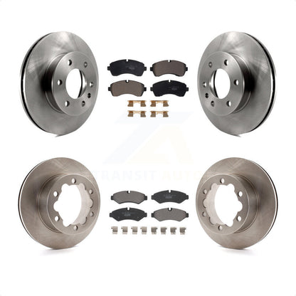 [Avant + Arrière] Kit de Disque et plaquette (céramique) de frein pour Mercedes-Benz Sprinter 3500 Freightliner 2500 3500XD K8T-103997 par Transit Auto