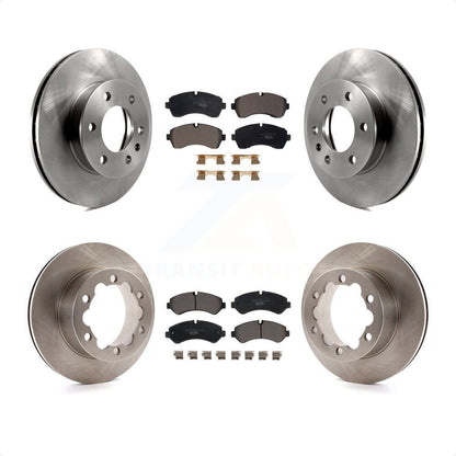 [Avant + Arrière] Kit de Disque et plaquette (céramique) de frein pour Mercedes-Benz Sprinter 3500 3500XD avec Dual Wheels K8T-103998 par Transit Auto