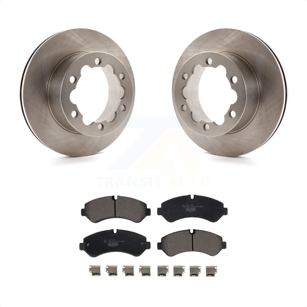 [Arrière] Kit de Disque et plaquette (céramique) de frein pour Mercedes-Benz Sprinter 3500 3500XD avec Dual Wheels K8T-104002 par Transit Auto