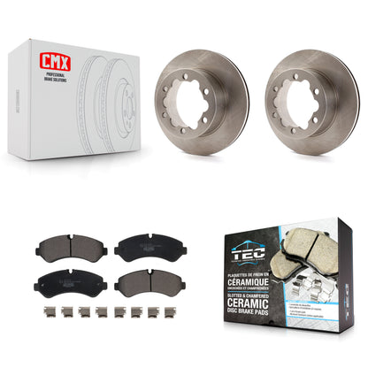 [Arrière] Kit de Disque et plaquette (céramique) de frein pour Mercedes-Benz Sprinter 3500 3500XD avec Dual Wheels K8T-104002