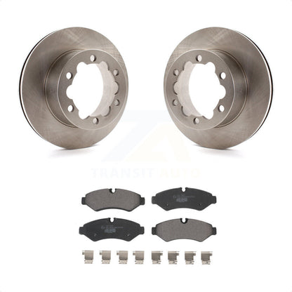 [Arrière] Kit de Disque et plaquette (céramique) de frein pour Mercedes-Benz Sprinter 3500 Freightliner 2500 3500XD K8T-104003 par Transit Auto