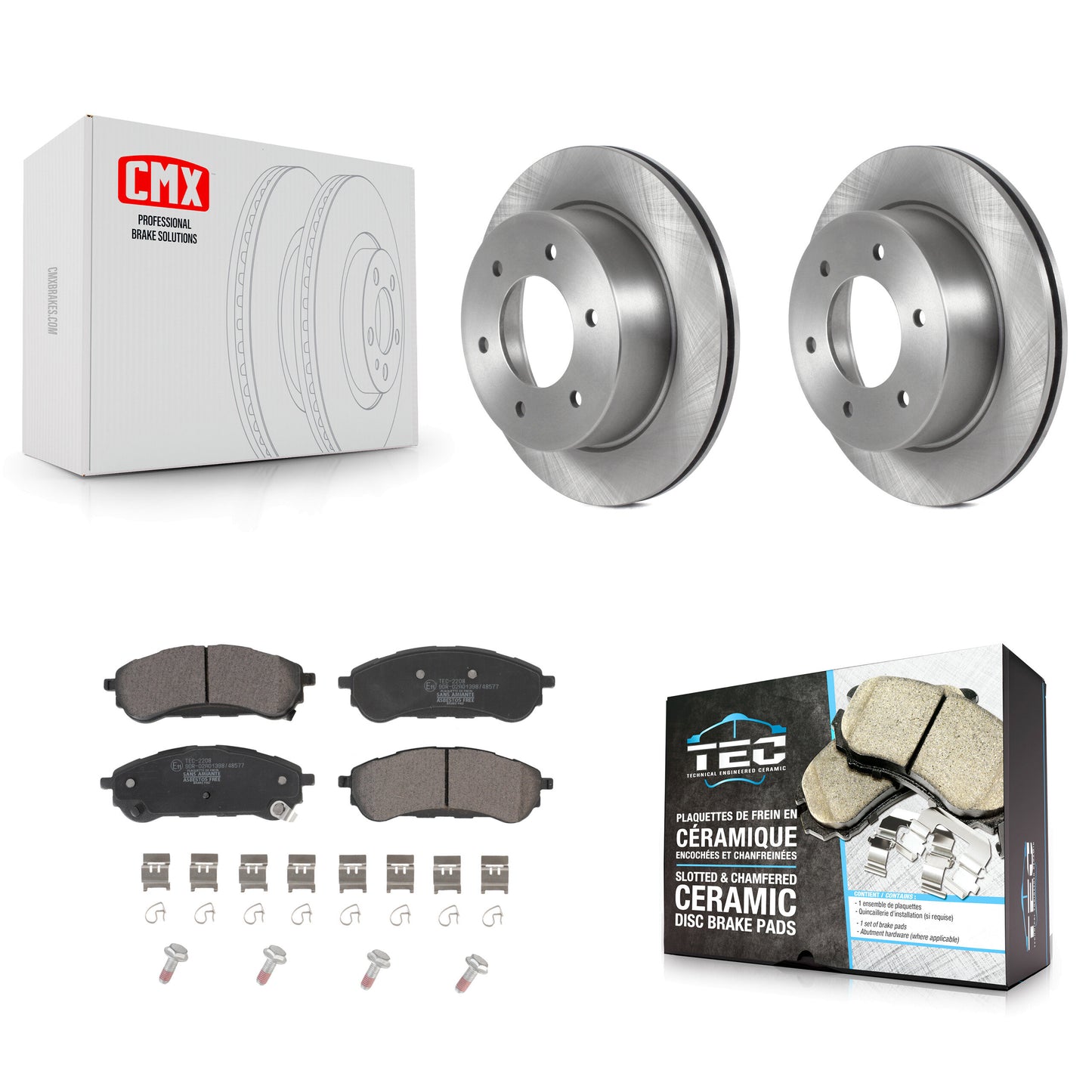 [Arrière] Kit de Disque et plaquette (céramique) de frein pour 2019-2022 Ford Ranger K8T-104019