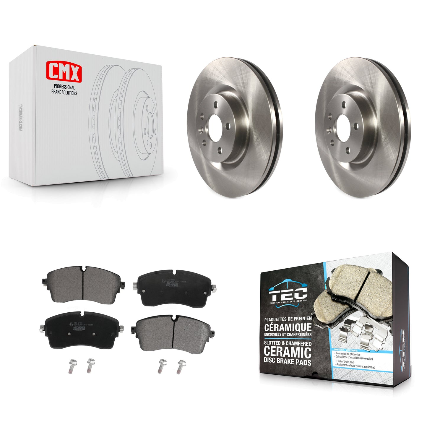 [Avant] Kit de Disque et plaquette (céramique) de frein pour 2018 Jaguar E-Pace S SE avec 325mm Diameter Rotor K8T-104042