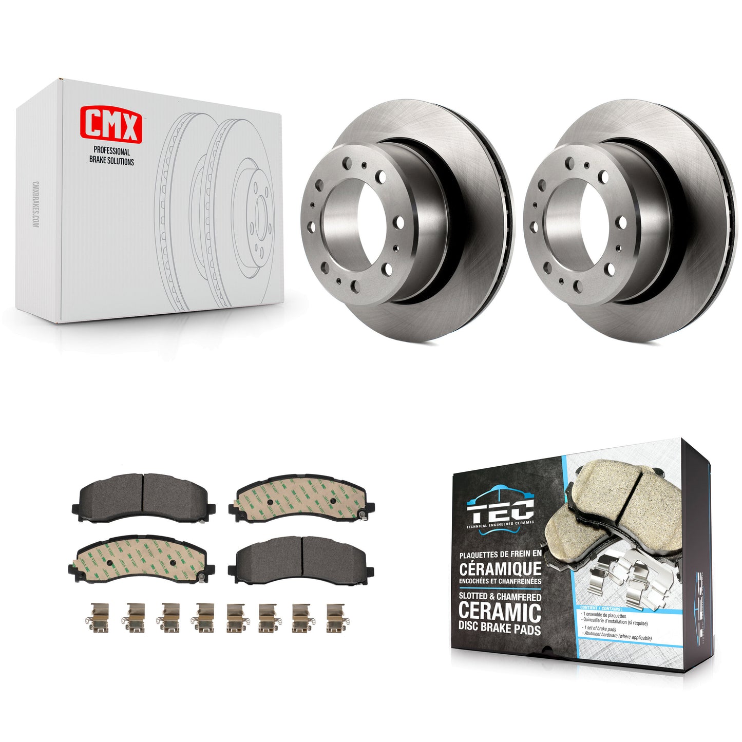 [Arrière] Kit de Disque et plaquette (céramique) de frein pour 2019-2022 Ram 2500 3500 K8T-104071
