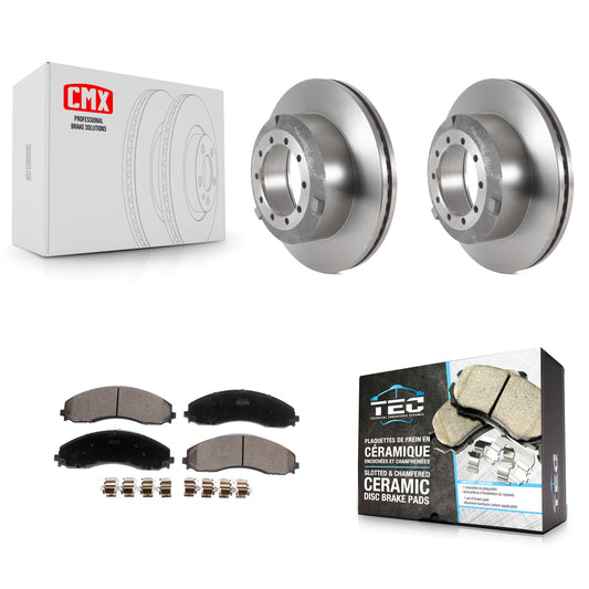 [Arrière] Kit de Disque et plaquette (céramique) de frein pour Ford F-450 Super Duty F-550 F-600 K8T-104079