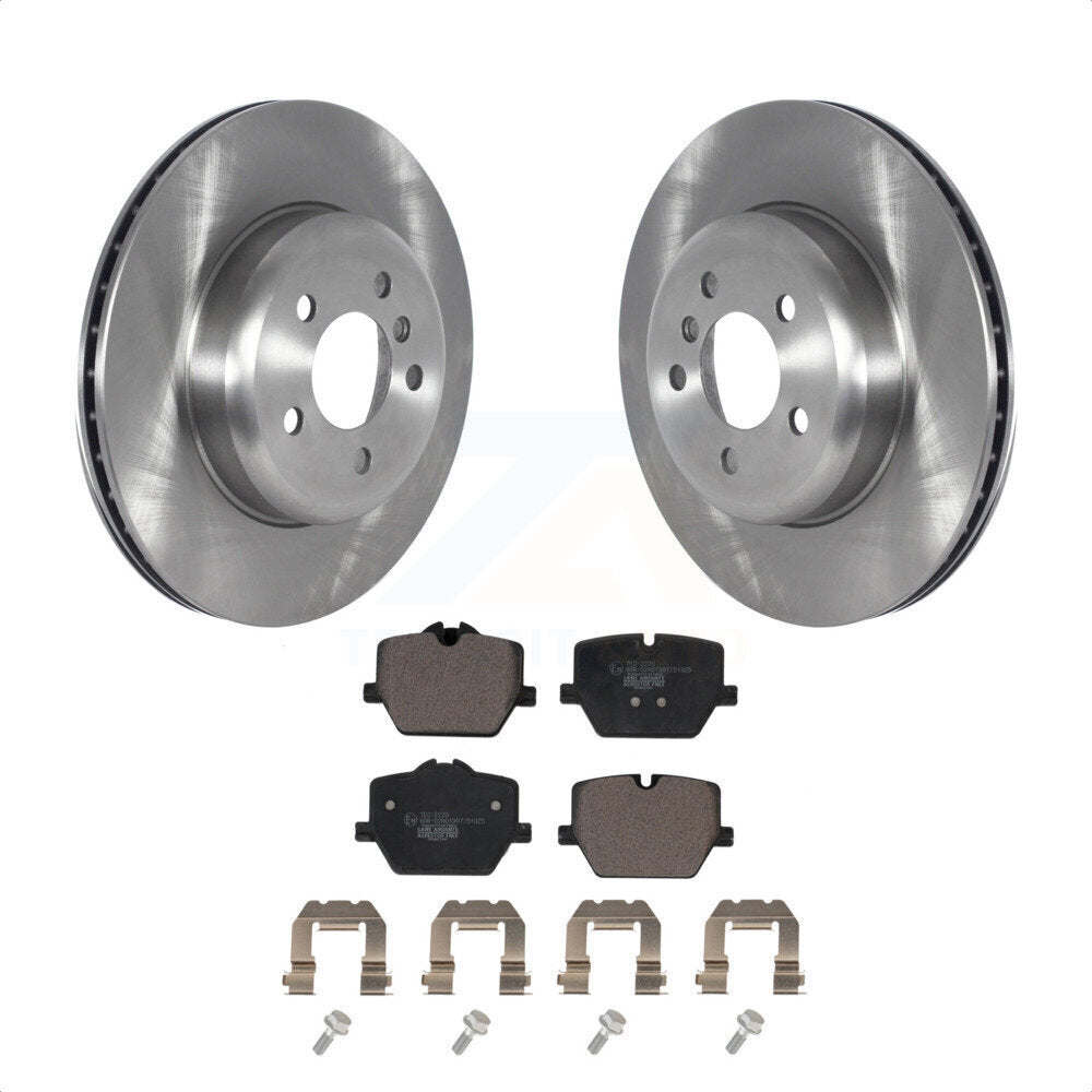 [Arrière] Kit de Disque et plaquette (céramique) de frein pour 2019 BMW 330i avec Blue Painted Calipers K8T-104085 par Transit Auto