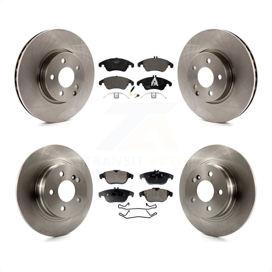 [Avant + Arrière] Kit de Disque et plaquette (céramique) de frein pour 2011-2012 Mercedes-Benz C300 avec 322mm Diameter Rotor K8T-104093 par Transit Auto