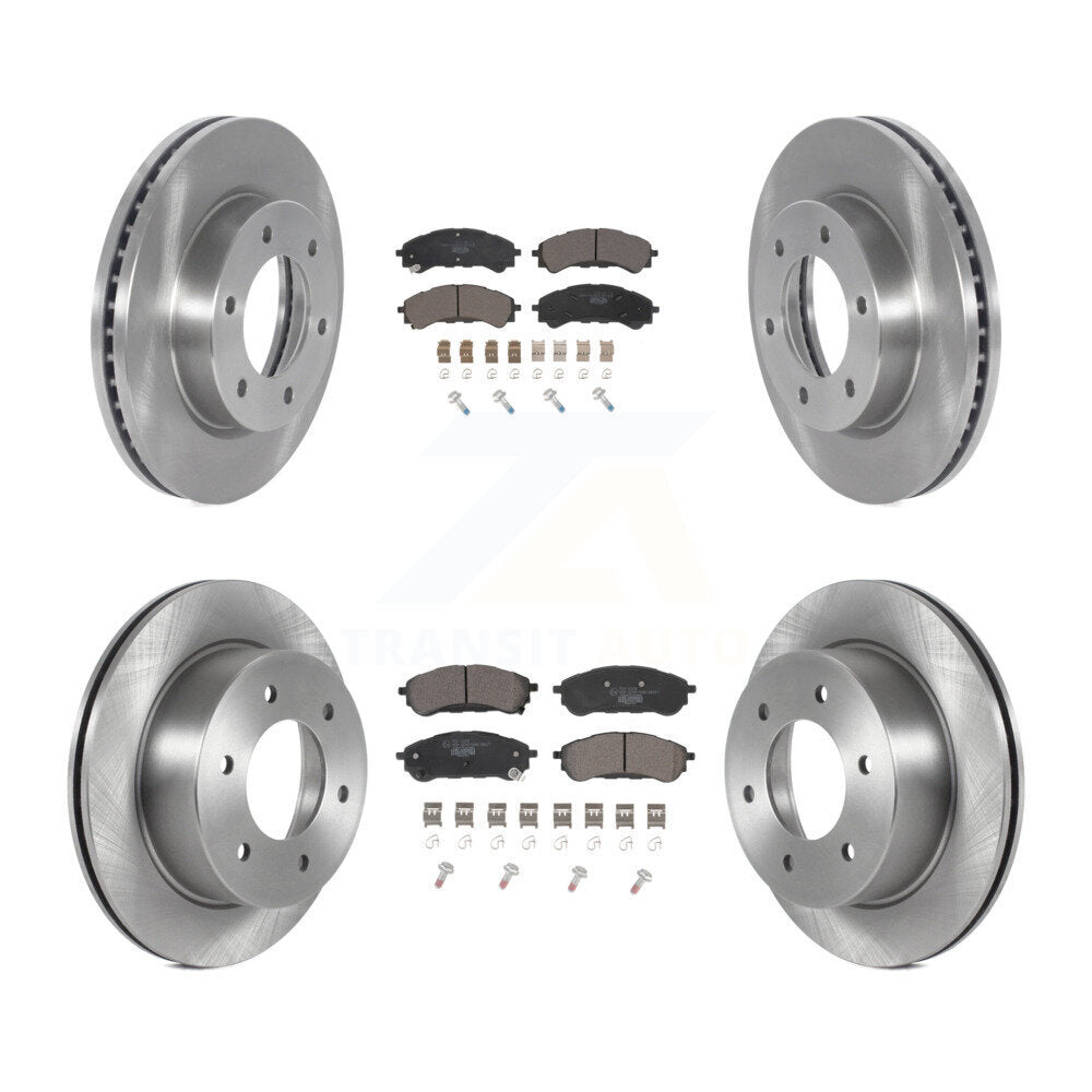 [Avant + Arrière] Kit de Disque et plaquette (céramique) de frein pour 2019-2022 Ford Ranger K8T-104095