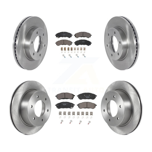 [Avant + Arrière] Kit de Disque et plaquette (céramique) de frein pour 2019-2022 Ford Ranger K8T-104095