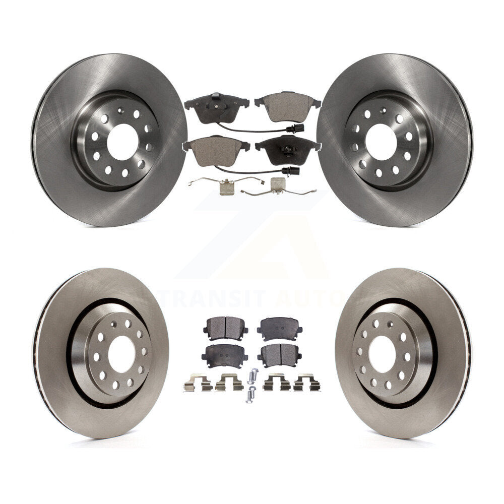 [Avant + Arrière] Kit de Disque et plaquette (céramique) de frein pour Volkswagen CC K8T-104122