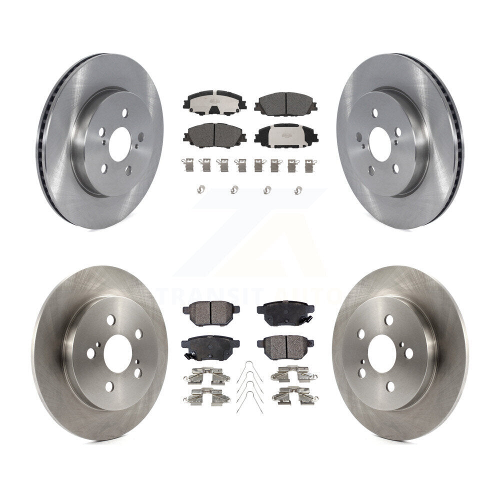[Avant et Arrière] Disque et plaquette de frein pour 2020-2022 Toyota Corolla Prius Prime K8T-104125