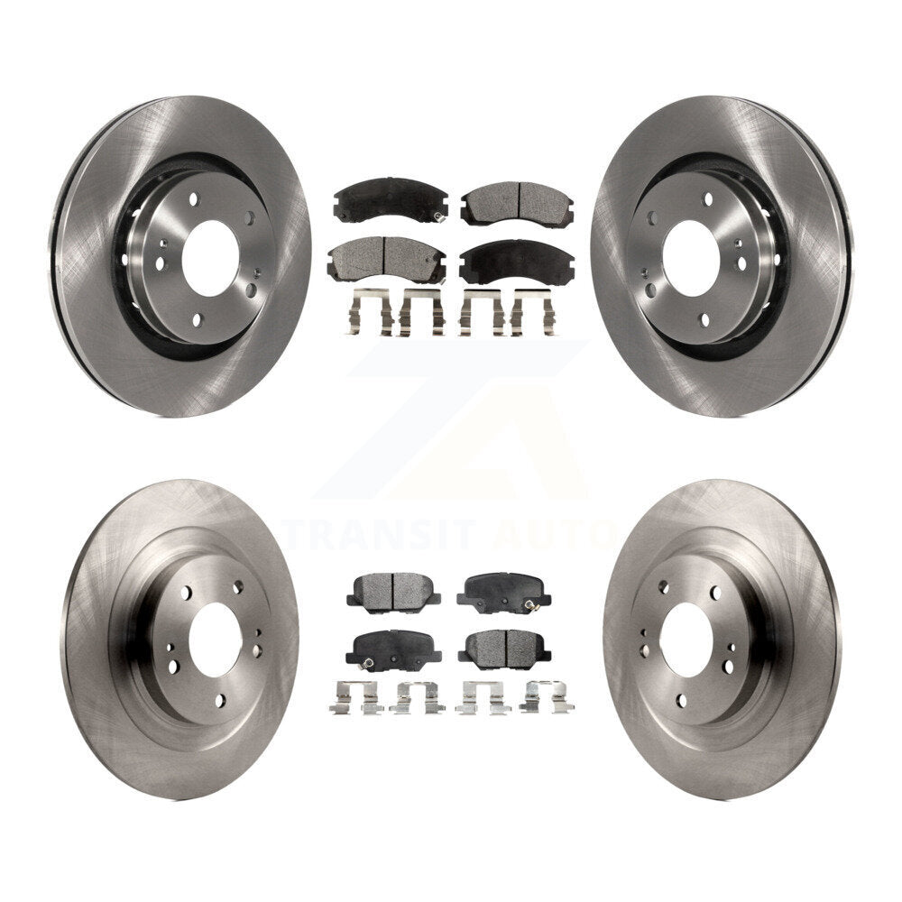 [Avant + Arrière] Kit de Disque et plaquette (céramique) de frein pour 2018-2020 Mitsubishi Outlander PHEV avec Manual Parking K8T-104136