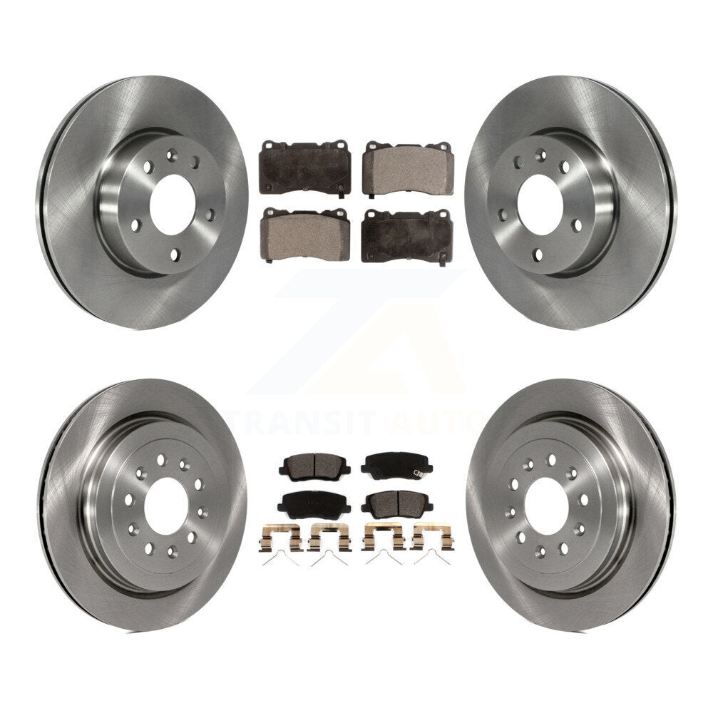 [Avant et Arrière] Disque et plaquette de frein pour 2019 Cadillac ATS Base K8T-104166