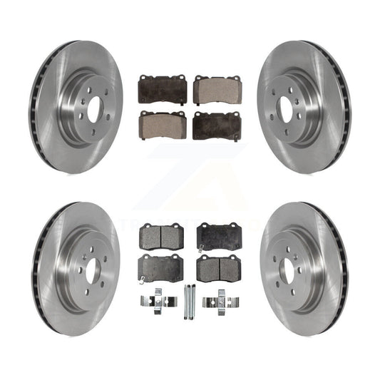 [Avant et Arrière] Disque et plaquette de frein pour 2017-2019 Tesla X S With Brembo Calipers K8T-104172