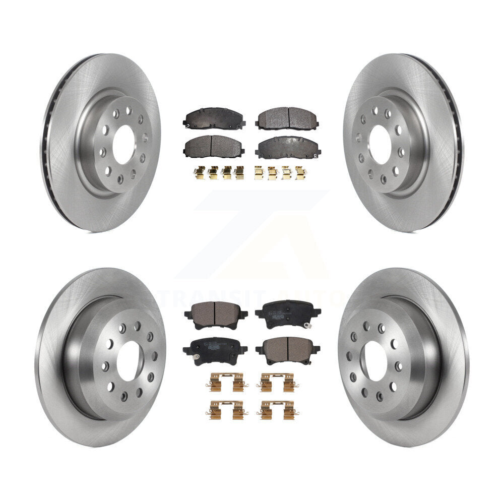 [Avant et Arrière] Disque et plaquette de frein pour Jeep Wrangler K8T-104178