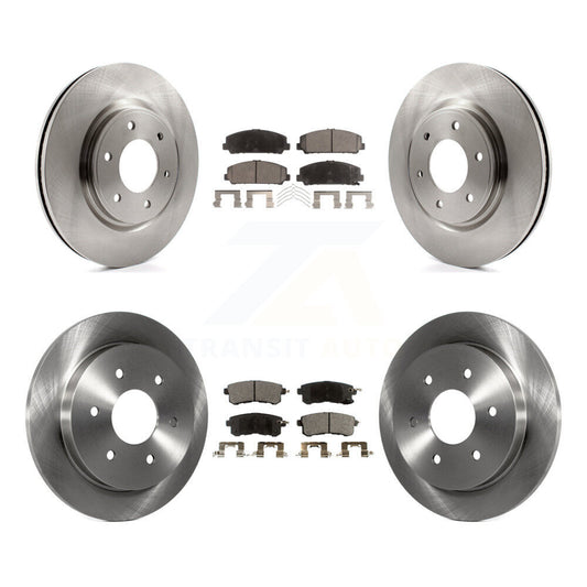 [Avant et Arrière] Disque et plaquette de frein pour 2017-2019 Nissan Armada With Solid Rotor K8T-104184