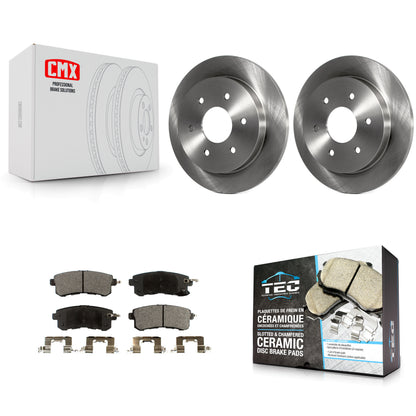 [Arrière] Disque et plaquette de frein pour 2017-2019 Nissan Armada With Solid Rotor K8T-104188