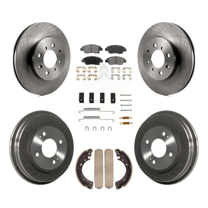 [Avant et Arrière] Disque et plaquette de frein pour Honda Civic With 4 Lug Wheels K8T-104198
