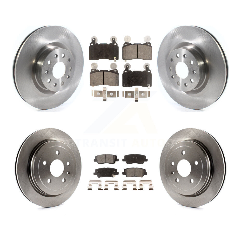 [Avant et Arrière] Disque et plaquette de frein pour 15 Cadillac CTS With Performance Lining K8T-104233