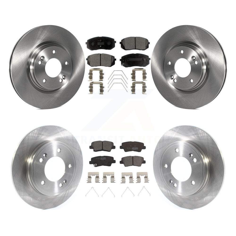 [Avant et Arrière] Disque et plaquette de frein pour Kia Forte Hyundai Veloster Forte5 K8T-104304