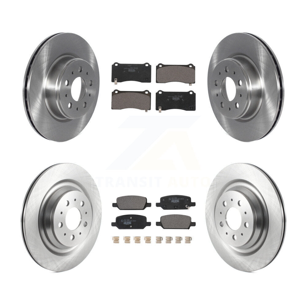 [Avant et Arrière] Disque et plaquette de frein pour 2017-2022 Tesla 3 With Gray Painted Calipers K8T-104326