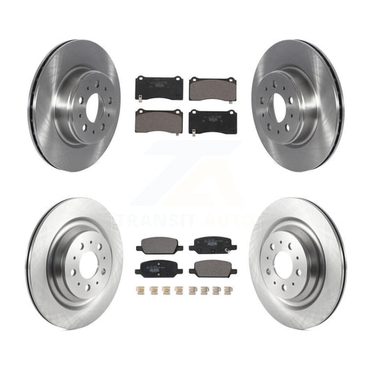 [Avant et Arrière] Disque et plaquette de frein pour 2017-2022 Tesla 3 With Gray Painted Calipers K8T-104326