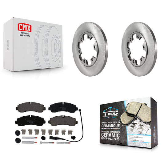[Arrière] Disque et plaquette de frein pour Ford Transit-350 HD With 6 Lug Wheels AWD K8T-104344
