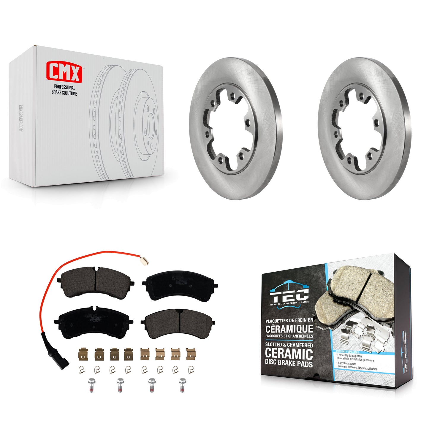 [Arrière] Disque et plaquette de frein pour Ford Transit-250 Transit-150 Transit-350 HD K8T-104346