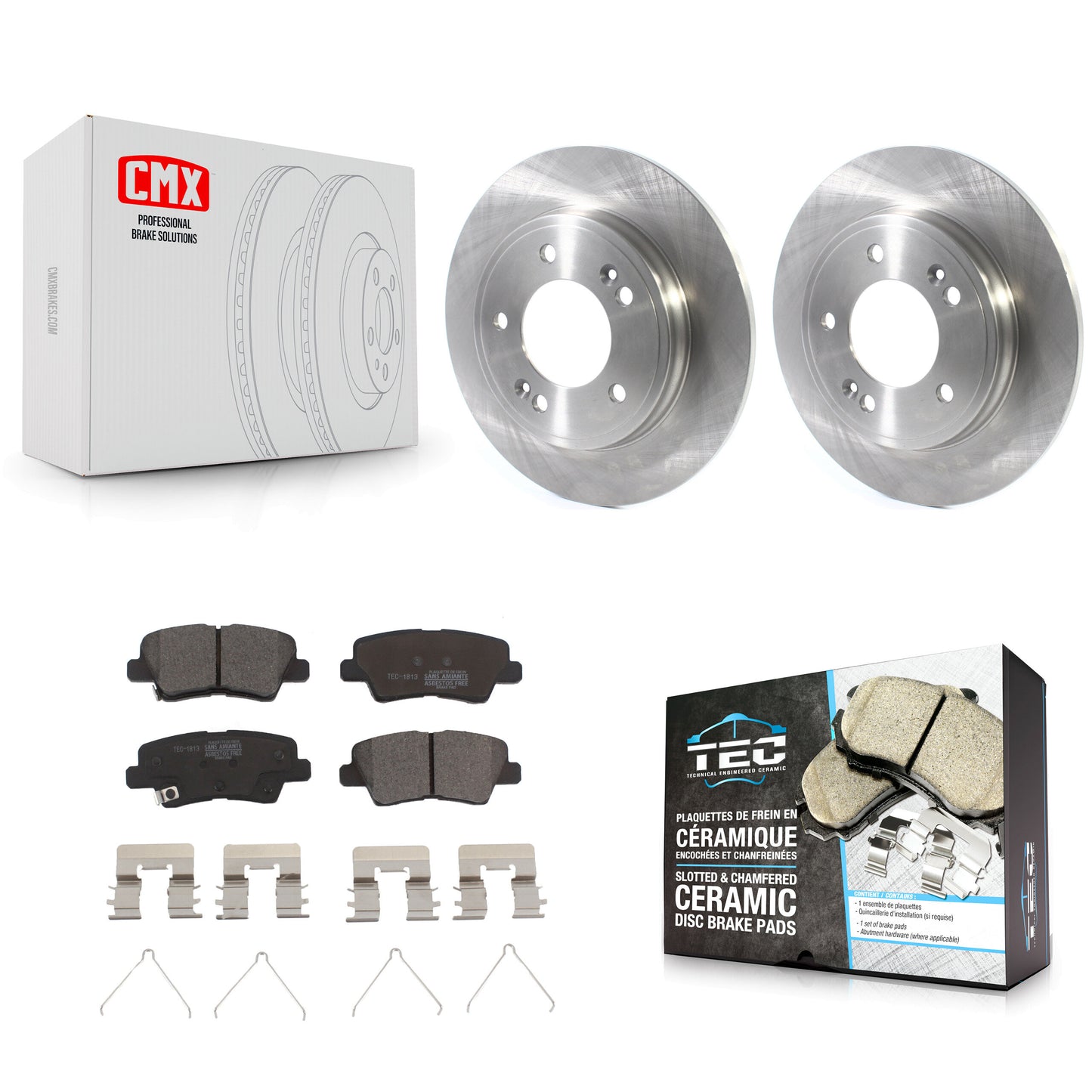 [Arrière] Disque et plaquette de frein pour Kia Forte Hyundai Veloster Forte5 K8T-104347