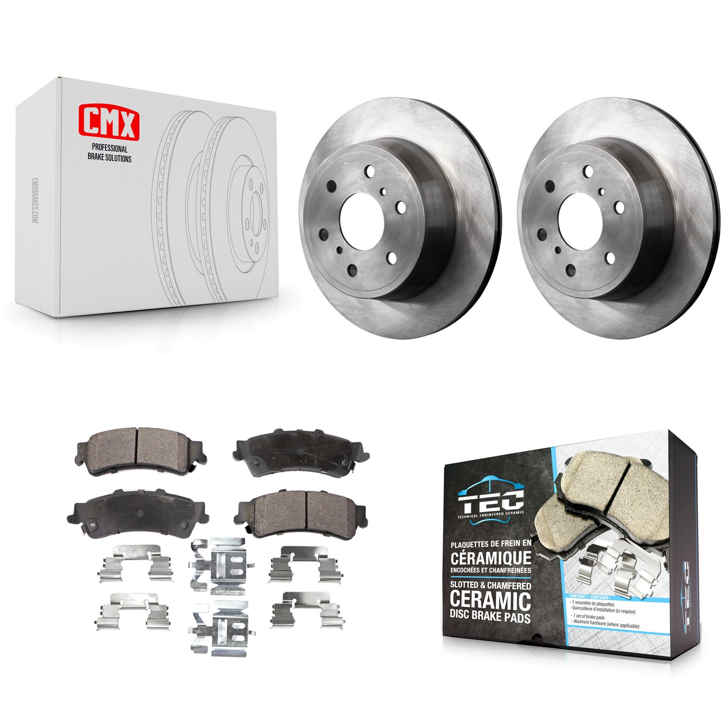 [Arrière] Disque et plaquette de frein pour GMC Sierra 1500 Classic Denali with Disc rear brakes K8T-104352