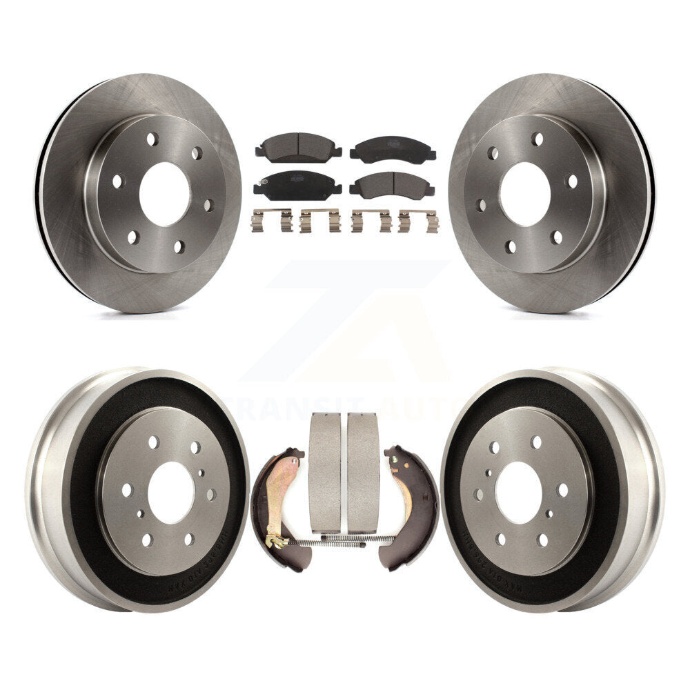 [Avant et Arrière] Disque et plaquette de frein pour 2007 GMC Sierra 1500 Disc rear brakes K8T-104355