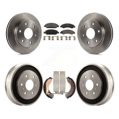 [Avant et Arrière] Disque et plaquette de frein pour 2007 GMC Sierra 1500 Disc rear brakes K8T-104355