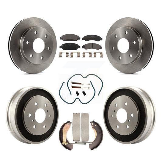 [Avant et Arrière] Disque et plaquette de frein pour 07 GMC Sierra 1500 Disc rear brakes K8T-104357
