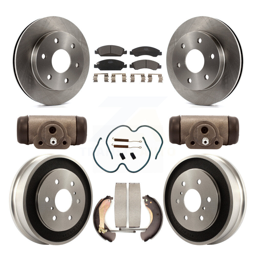[Avant et Arrière] Disque et plaquette de frein pour 07 GMC Sierra 1500 With 7000 Lb GVW K8T-104359