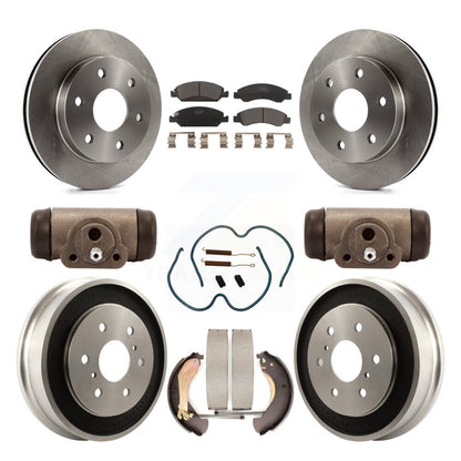 [Avant et Arrière] Disque et plaquette de frein pour 07 GMC Sierra 1500 With 7000 Lb GVW K8T-104359