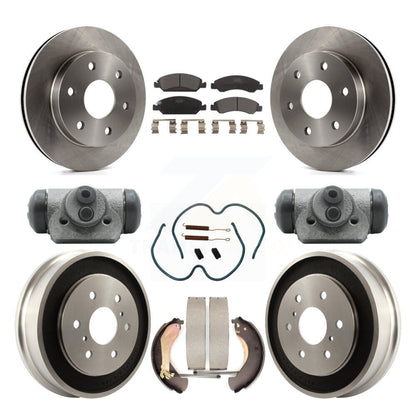 [Avant et Arrière] Disque et plaquette de frein pour 07 GMC Sierra 1500 With 6400 Lb GVW K8T-104360