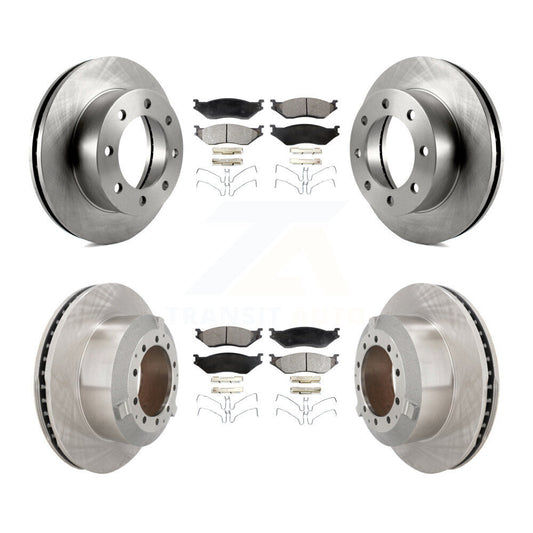[Avant et Arrière] Disque et plaquette de frein pour 05-09 Ford F-450 Super Duty With 8 Lug Wheels K8T-104382