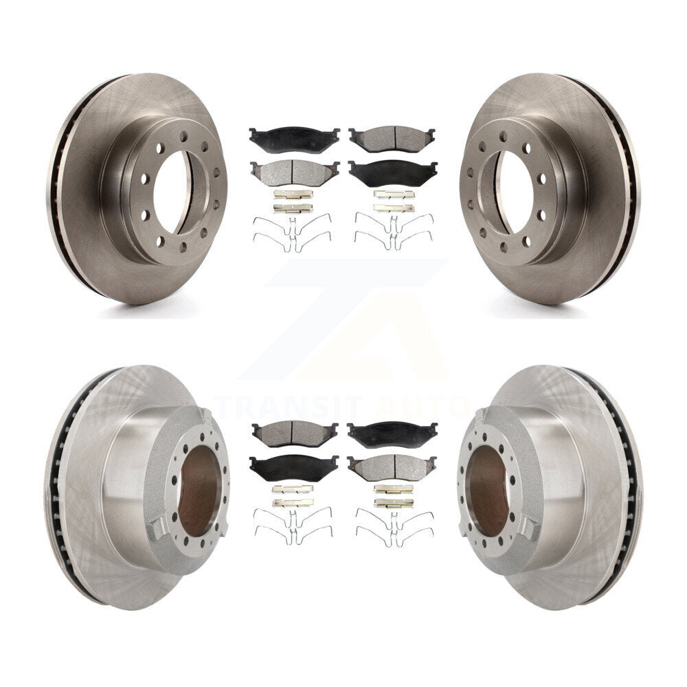 [Avant et Arrière] Disque et plaquette de frein pour Ford F-450 Super Duty F-550 International K8T-104383
