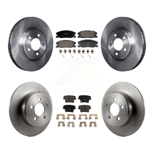 [Avant et Arrière] Disque et plaquette de frein pour Dodge Charger With 370mm Diameter Rotor K8T-104432